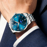 OLEVS Watches for Man 3646 Blue