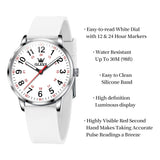 Silver Strap-White Dial Silver Trim