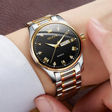 OLEVS Watches for Man 5563 Golden Black