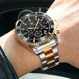 OLEVS Watches for Man 2870 Golden Black