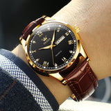 OLEVS Watches for Man 6896 Golden Black