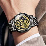 OLEVS Watches for Man 9947 All Black