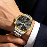 OLEVS Watches for Man 2730 Golden Black