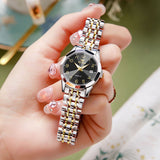 OLEVS Watches for Woman 9970 GoldenBlack
