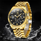 OLEVS Watches for Man 2932 Golden Black