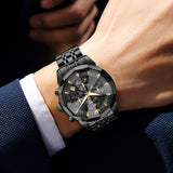 OLEVS Watches for Man 3673 All Black