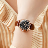 OLEVS Watches for Woman 5532 Rose Black