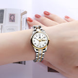 OLEVS Watches for Woman 5567 Golden White