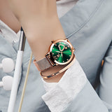 OLEVS Watches for Woman 5189 Rose Green DW