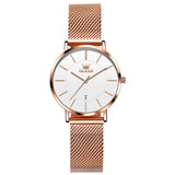 OLEVS Watches for Woman 5869 Rose White