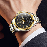 OLEVS Watches for Man 2906 Golden Black