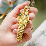 OLEVS Watches for Woman 9970 Golden