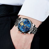 OLEVS Watches for Man 2859 Black Blue