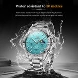 OLEVS Watches for Man 3618 Blue