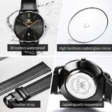 OLEVS Watches for Man 5869 All Black