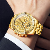 OLEVS Watches for Man 9913 Golden