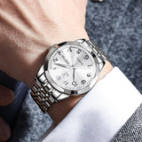 Silver Strap - White Dial Silver Trim