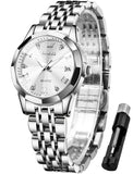OLEVS Watches for Woman 9931 White