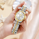 OLEVS Watches for Woman 5526 Golden·White