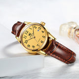 Brown Strap-Full Gold