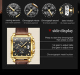 OLEVS Watches for Man 9925 Golden Black