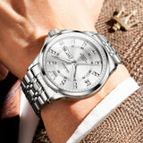 OLEVS Watches for Man 3620 White
