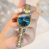 OLEVS Watches for Woman 5563 Golden Blue