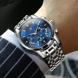 OLEVS Watches for Man 2892 Blue