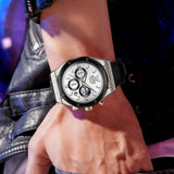 OLEVS Watches for Man 9911 White