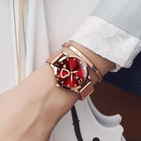 OLEVS Watches for Woman 5189 Red