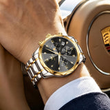 OLEVS Watches for Man 2730 Golden Black