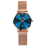 OLEVS Watches for Woman 5869 Rose Blue