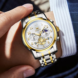 OLEVS Watches for Man 2900 Golden White