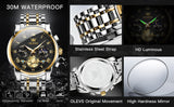 OLEVS Watches for Man 2859 Golden Black