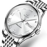 Silver Strap - White Dial Silver Trimr