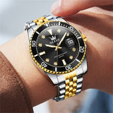OLEVS Watches for Man 9809 Golden Black
