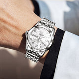 OLEVS Watches for Man 5513 White