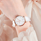 OLEVS Watches for Woman 5869 Rose White -PB