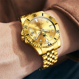 OLEVS Watches for Man 9809 Golden