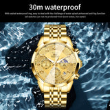OLEVS Watches for Man 3676 Golden
