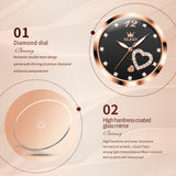 OLEVS 5189 Watch for Women Mesh Strap Fashion Rose Gold Dress Watches