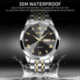 OLEVS Watches for Man 9931 Golden Black
