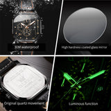 OLEVS Watches for Man 9950 All Black