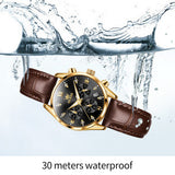 OLEVS Watches for Woman 5532 Golden Black