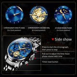 OLEVS Watches for Man 2859 Black Blue