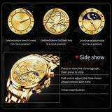 OLEVS Watches for Man 2859 Golden