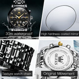 OLEVS Watches for Man 2858 All Black