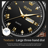 OLEVS Watches for Man 5563 All Black