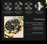 Gold Strap - Black Dial Gold Trim