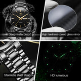 OLEVS Watches for Man 6898 All Black